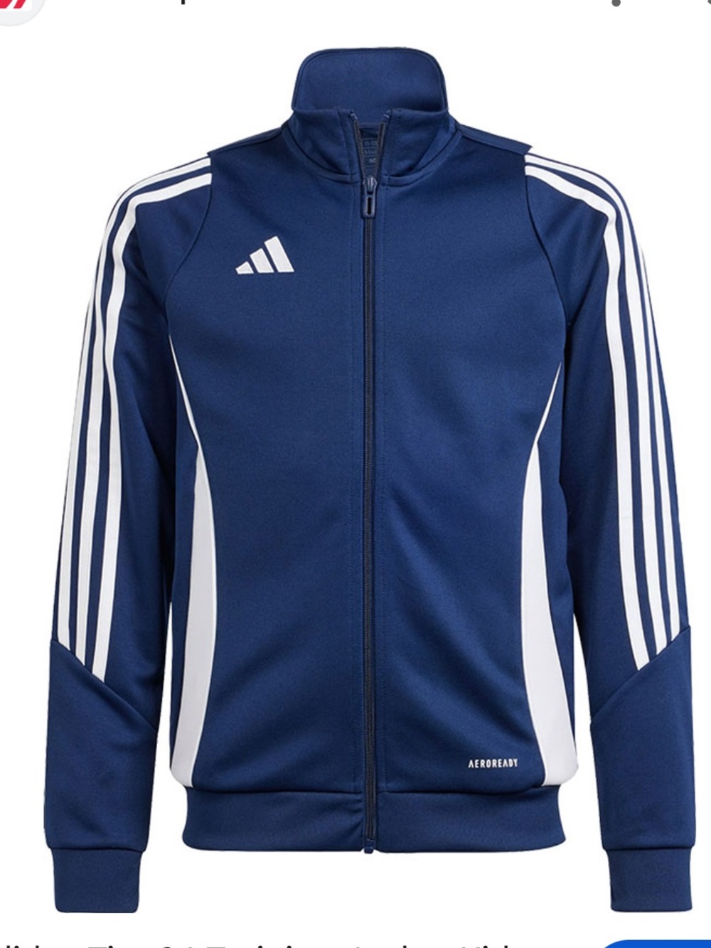 Adidas Kids Tiro 24 Training Jacket Blue